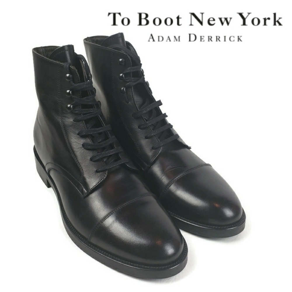 $395 To Boot New York Adam Derrick Cap Toe Boots